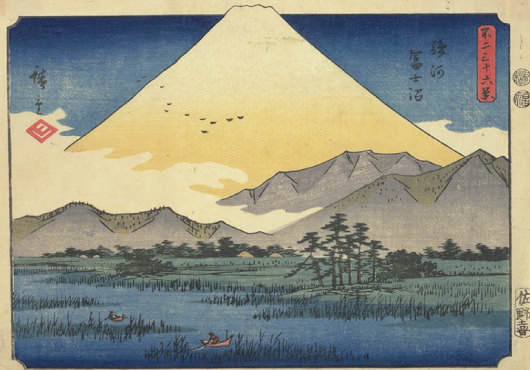 不二三十六景（駿河富士沼）